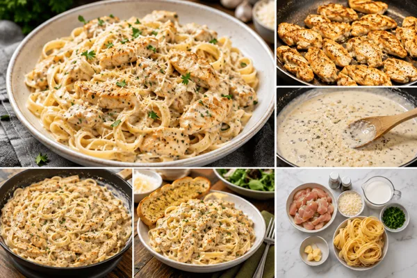 Creamy Garlic Chicken Pasta – Easy 30-Minute Dinner